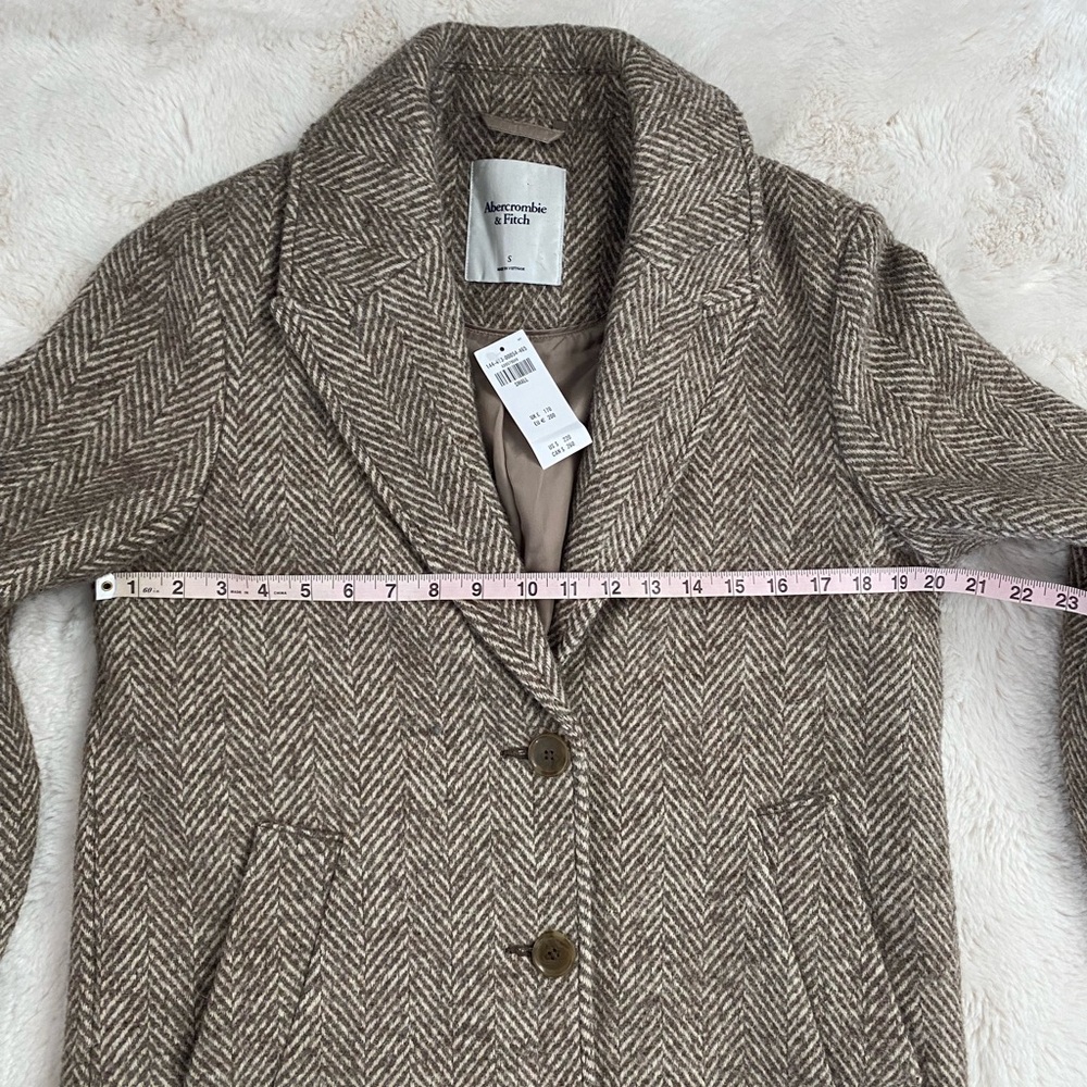 Abercrombie & Fitch Wool Blend Coat - Picture 5 of 9